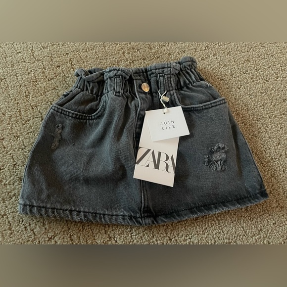 Zara Other - NWT!! Zara Baby Girl Distressed Skirt 18-24 Months R